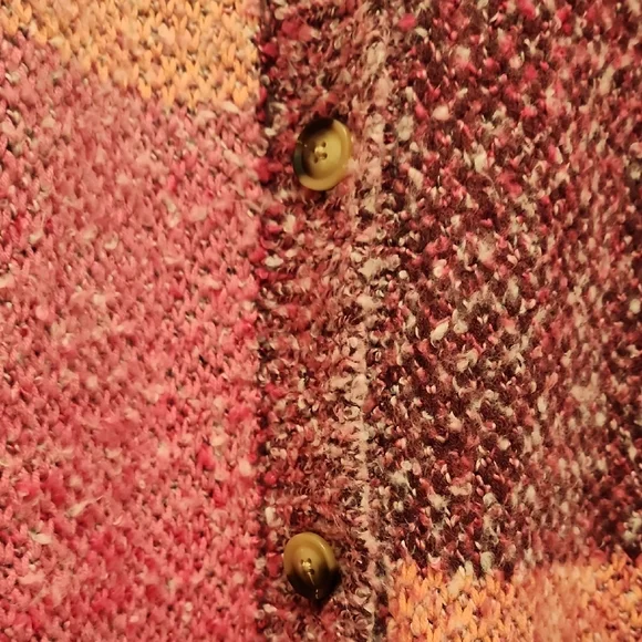 NWOT Coldwater Creek Flint Creek Pink Marled Yarn Soft Cardigan 2x - Picture 5 of 5